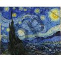 Van Gogh - Notte Stellata - Quadro Stampa su Tela, Poster, Tavola