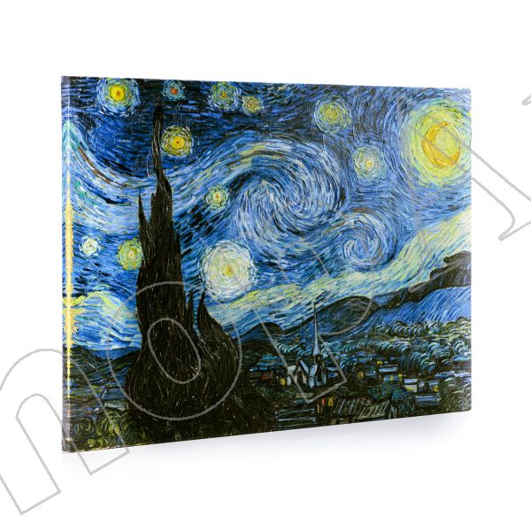 Van Gogh - Notte Stellata - Quadro Stampa su Tela, Poster, Tavola