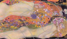 Serpenti D'Acqua - I Klimt Gustav quadro stampa su tela KG72