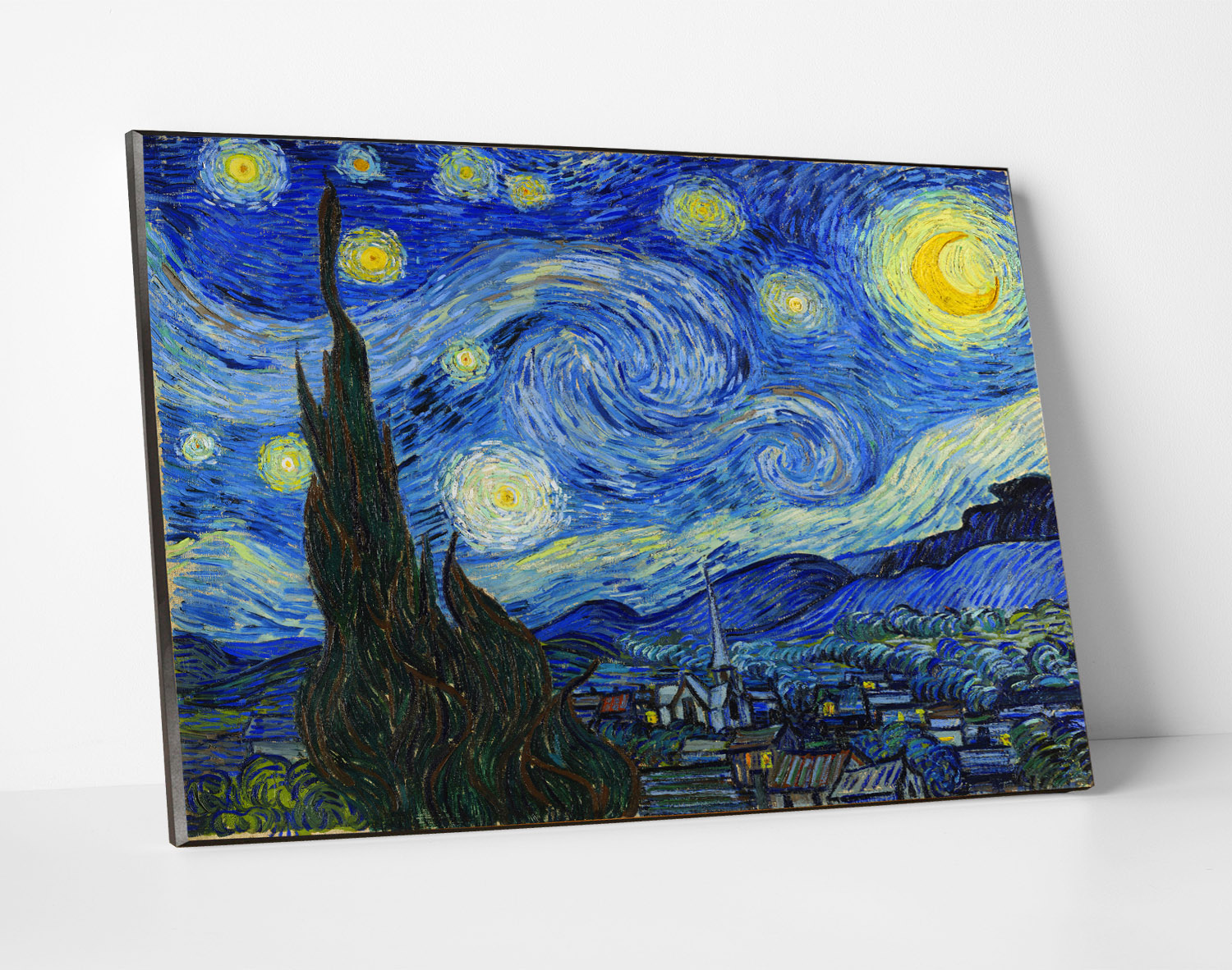 ❤️ La Notte Stellata Sul Rodano Van Gogh Vincent quadro stampa su tel…